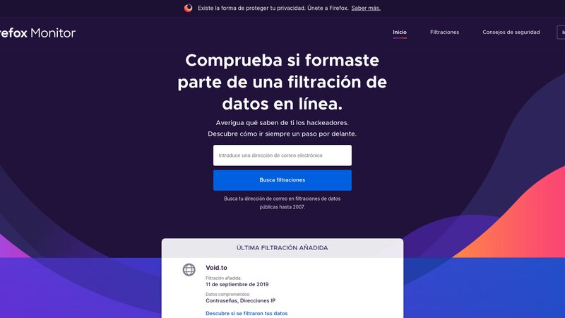 Tus datos personales han sido filtrados
