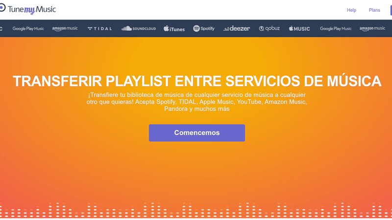Transferir listas de reproducción entre nuestros servicios de música online