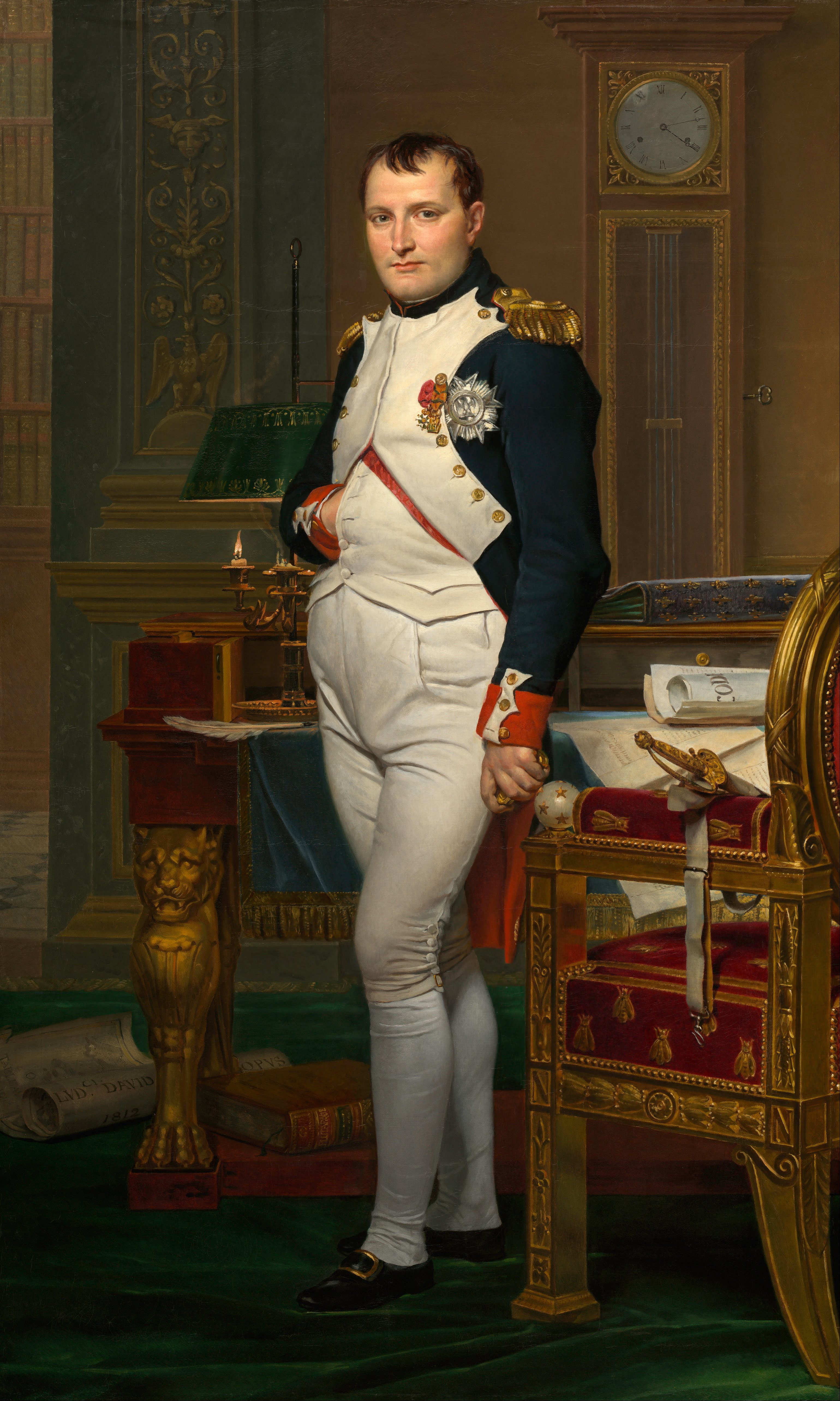Jacques Louis David El Emperador Napoleon